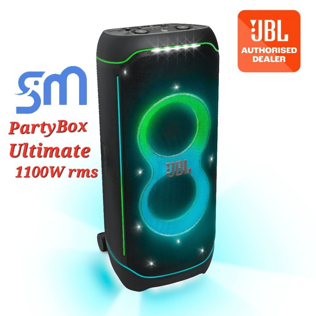 Speaker JBL Partybox Ultimate 1100 Black Portable Speaker Bluetooth with Wheels