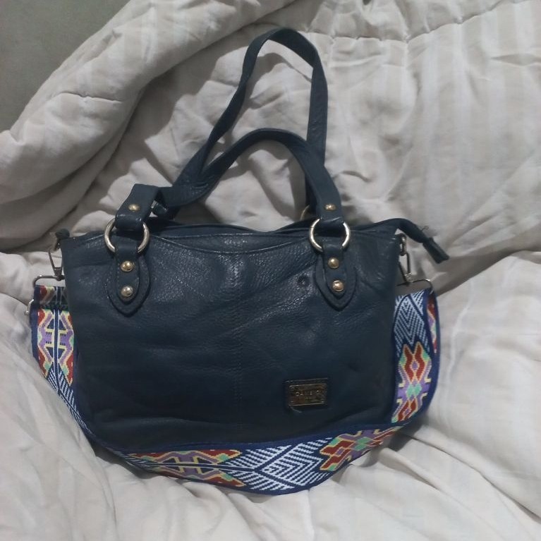 Tas selempang Denim cambio
