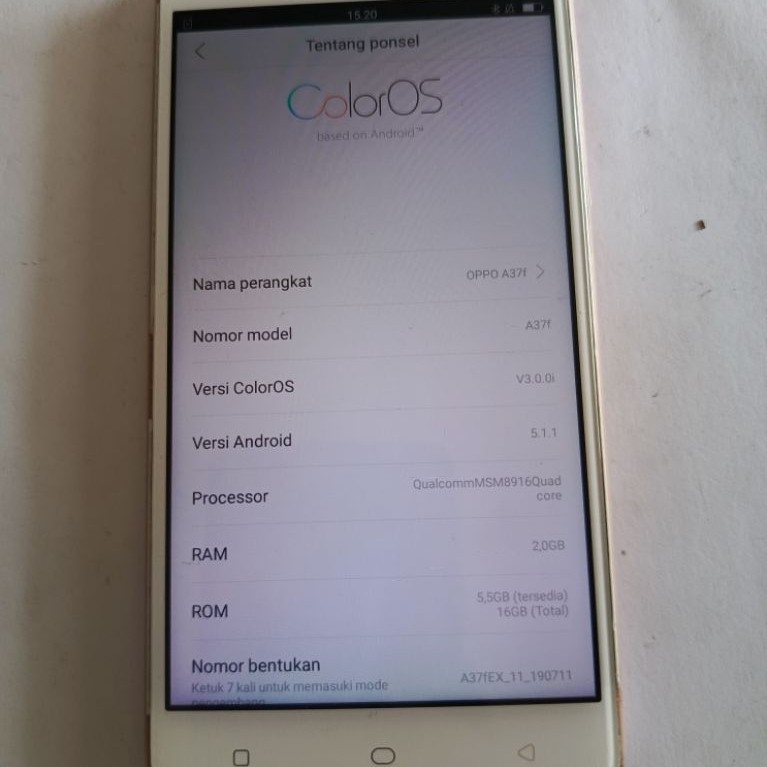 HP OPPO A37f  Normal