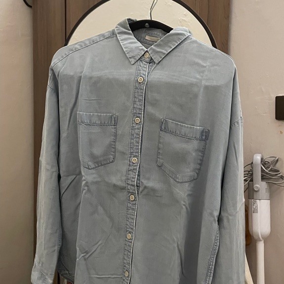 kemeja denim GU