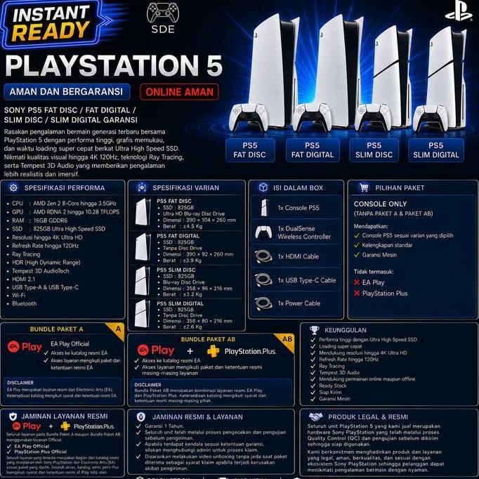 Sony Playstation 5 disc/fat ps5 fat disc/ ps5 slim disc/ps5 fat digital / ps5 slim digital