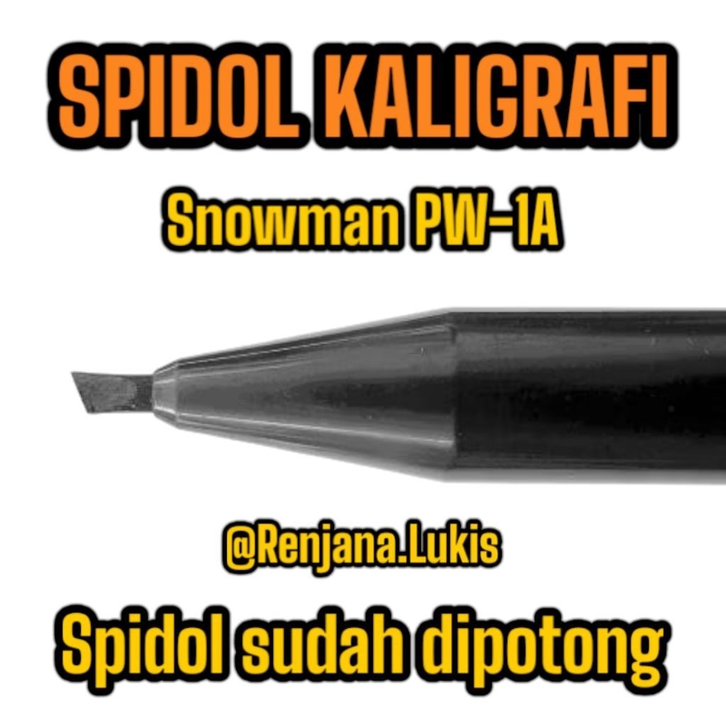 SPIDOL KALIGRAFI SNOWMAN - Spidol Lettering
