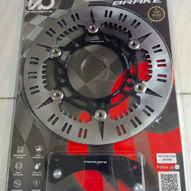 DISC BRAKE RACEPRO PCX 160 CBS PIRINGAN CAKRAM RACEPRO PCX 160 CBS DISC DEPAN RACEPRO PCX 160 CBS UK