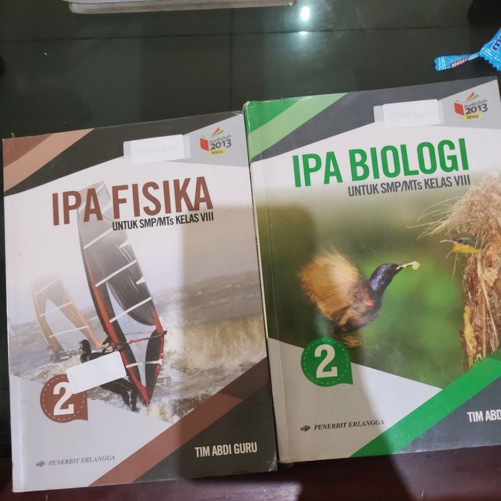 buku IPA fisika,IPA biologi kelas 8