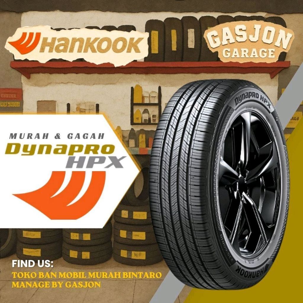 Ban Mobil 205/60 r17 Hankook Dynapro HPX 205 60 r17 Hankook Dynapro HPX 205 60 ring 17 untuk Raize, 