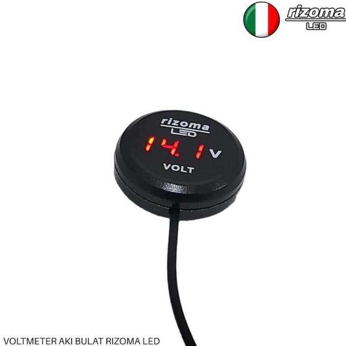 VOLTMETER DIGITAL MOTOR BULAT WATERPROOF RIZOMA UNIVERSAL SEMUA MOTOR