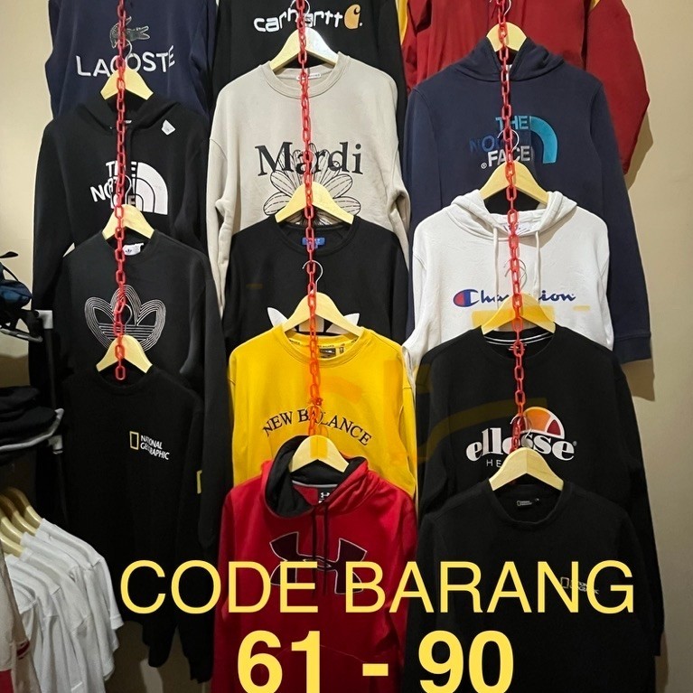 CN HOODIE SECOND BRAND                        KODE 61-90