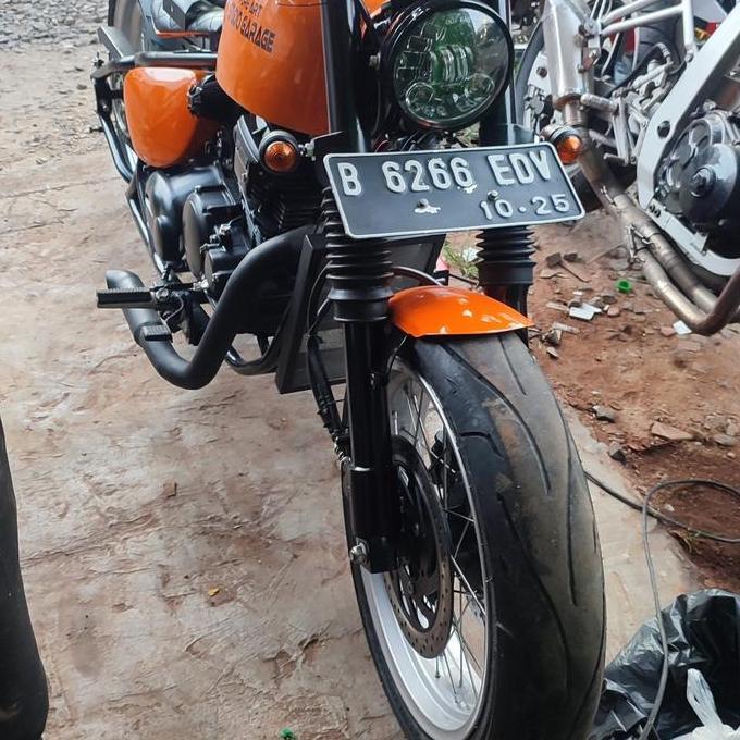 yamaha scorpio modif bobber triumph