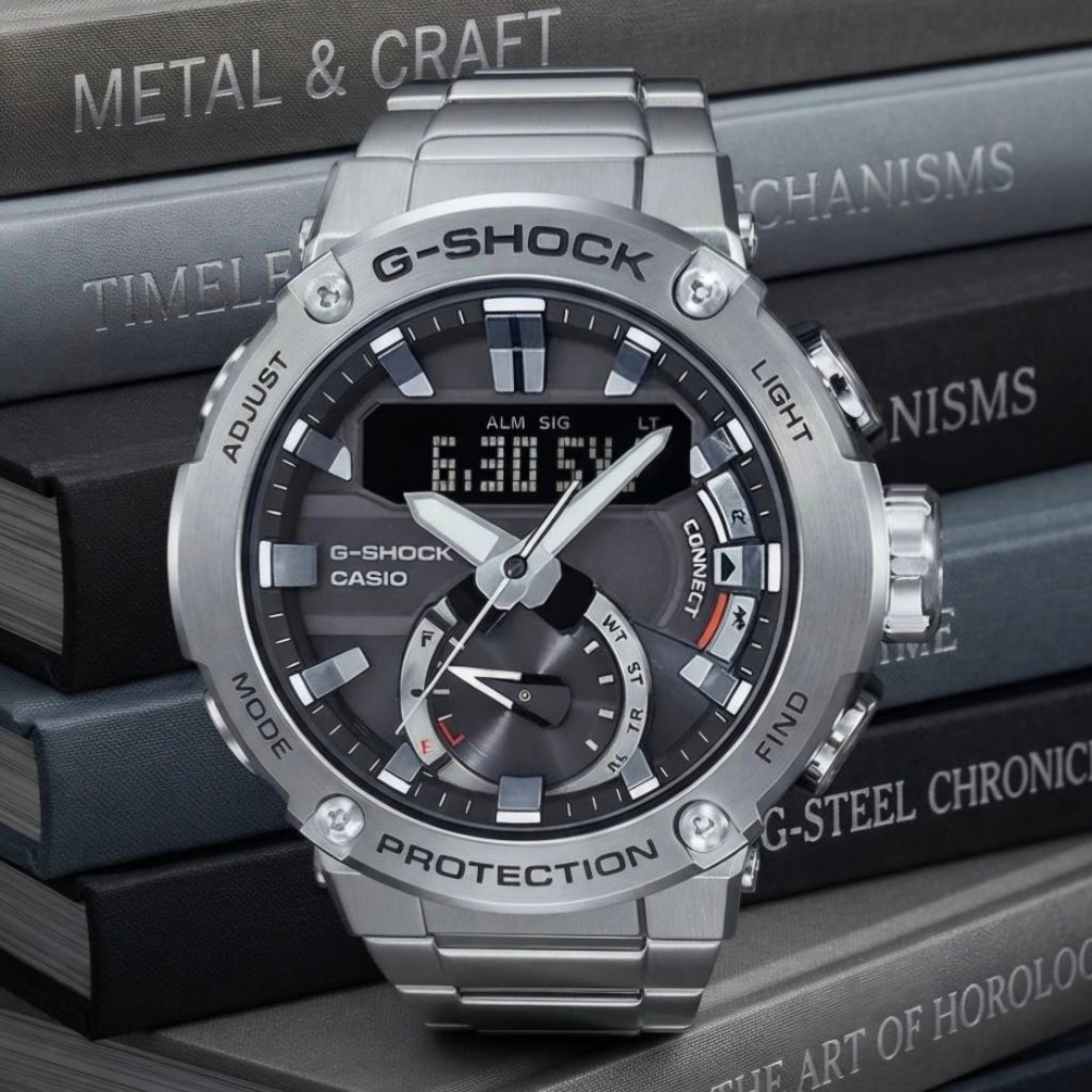 (New)G-SHOCK GST-B200D-1ADR - Jam Tangan Pria DualTime ORIGINAL