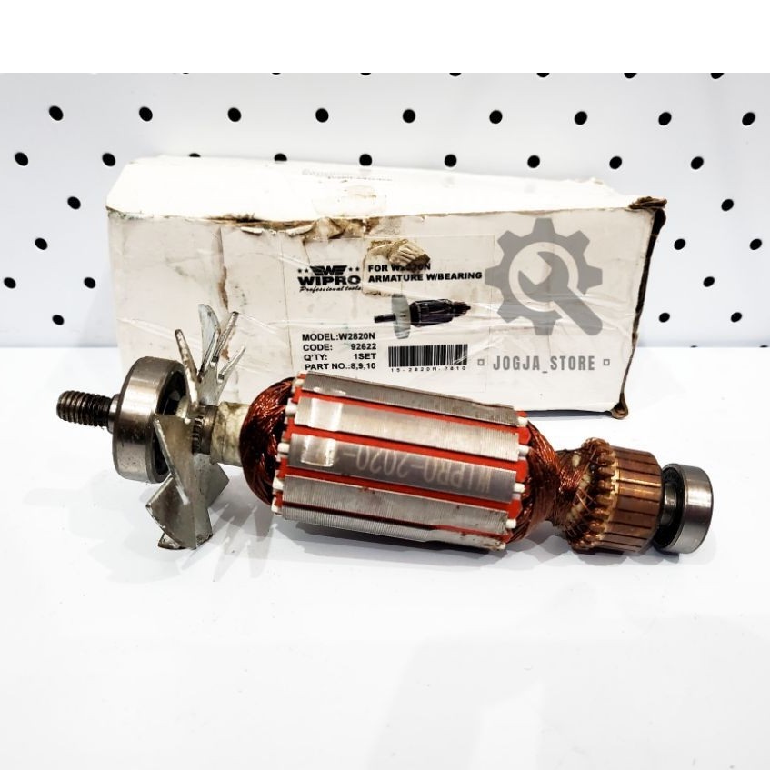 Wipro Armature Mesin Pasah Serut Planner Wipro W2820N Original / Angker Mesin Pasah Planner Serut Wi