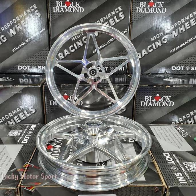 VELG BLACK DIAMOND BINTANG CHROME X1 BEAT FI ESP DELUXE / MIO SMILE SPORTY SOUL KARBU / VARIO 125 15