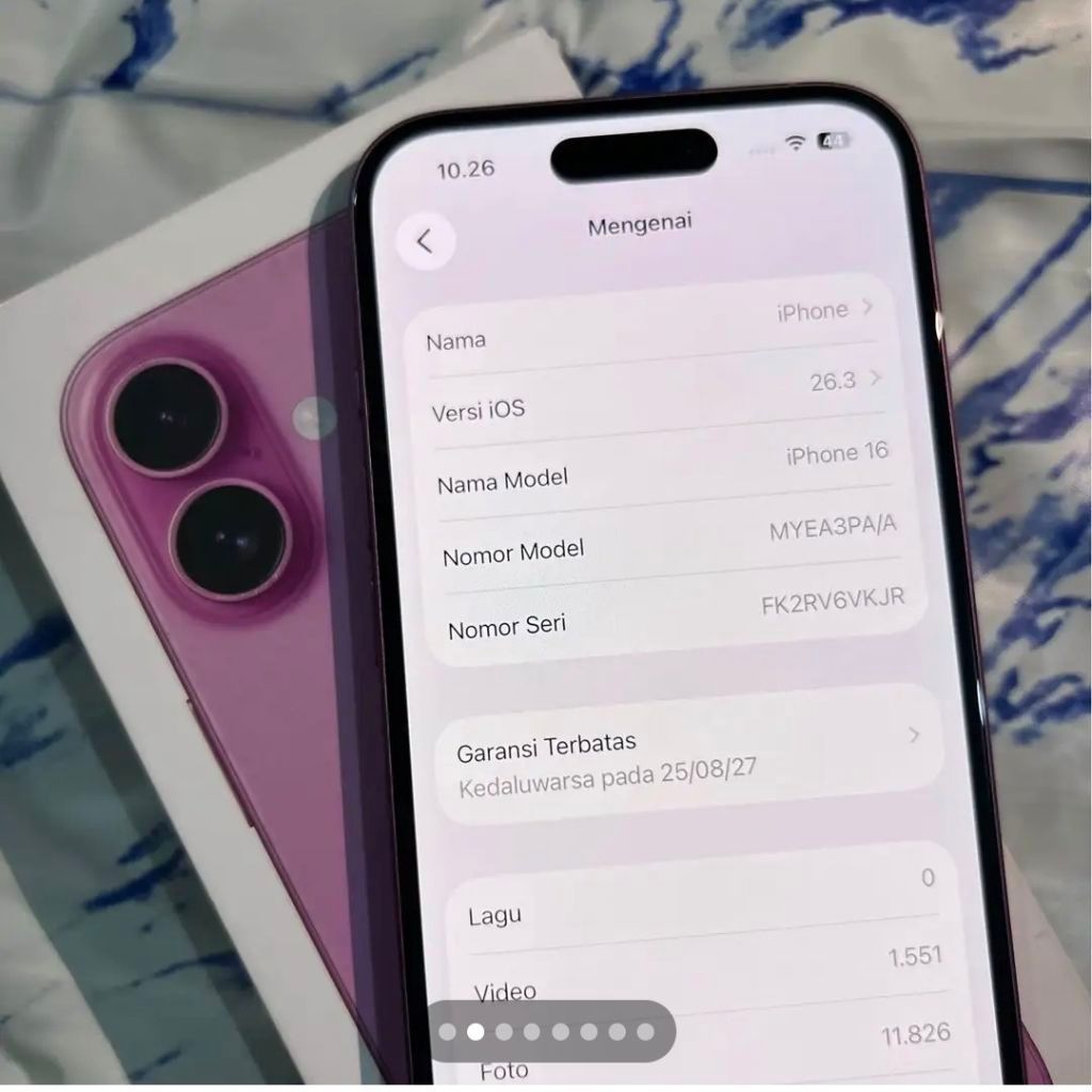 iphone 16 second garansi ibox