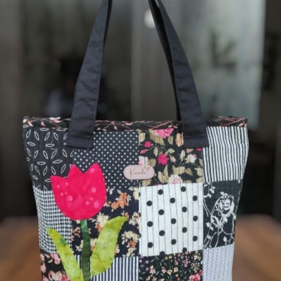 Tas tote patchwork