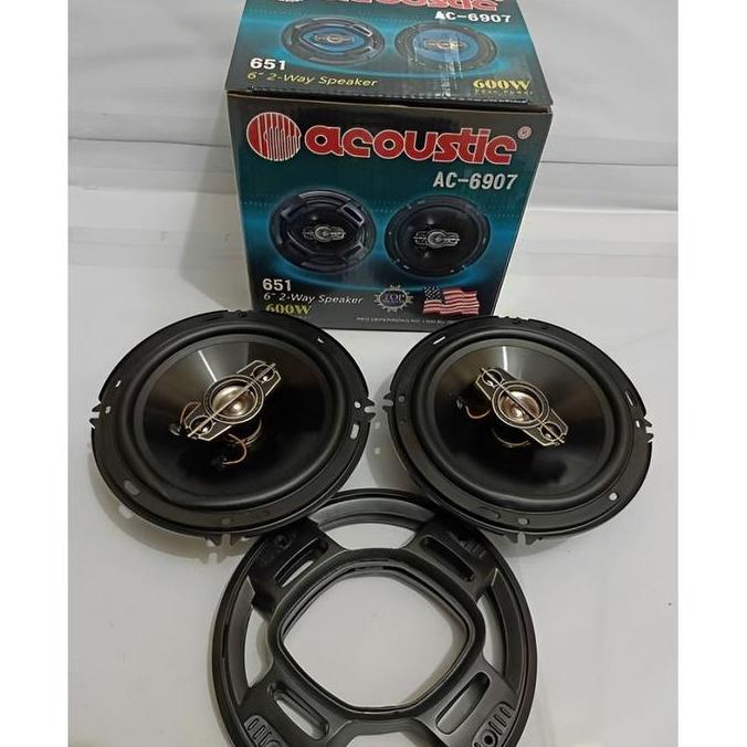 Speaker Acoustic 4 / 5 / 6 Inch Set Speaker Mobil Acoustic 2 Way Speaker Pintu Mobil Acoustic AC6907