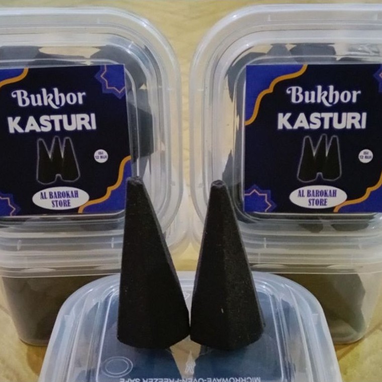 Dupa atau bukhor kasturi hitam aroma nya manis dan segar isi 12 biji cocok tuk pengharum ruangan dll