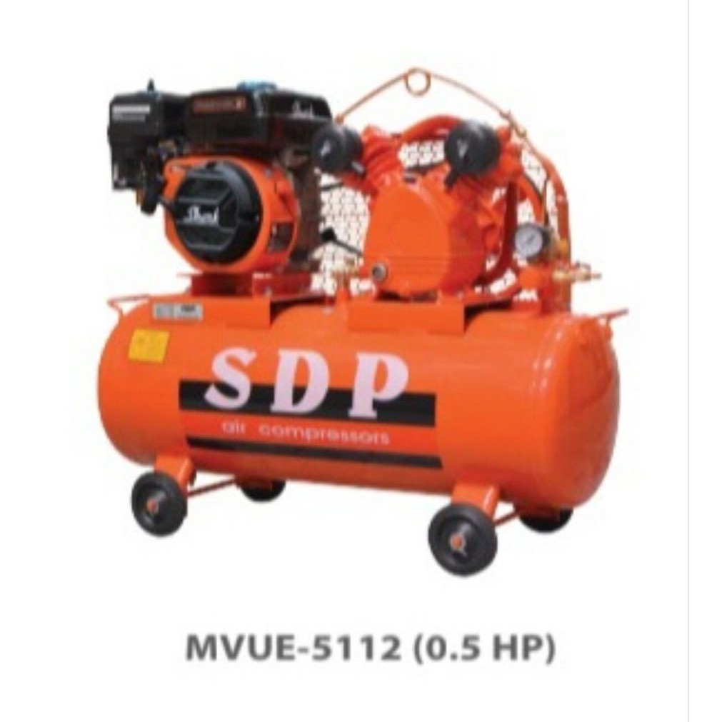 Kompressor Angin Kompresor Udara SDP 0,5 hp penggerak Mesin bensin