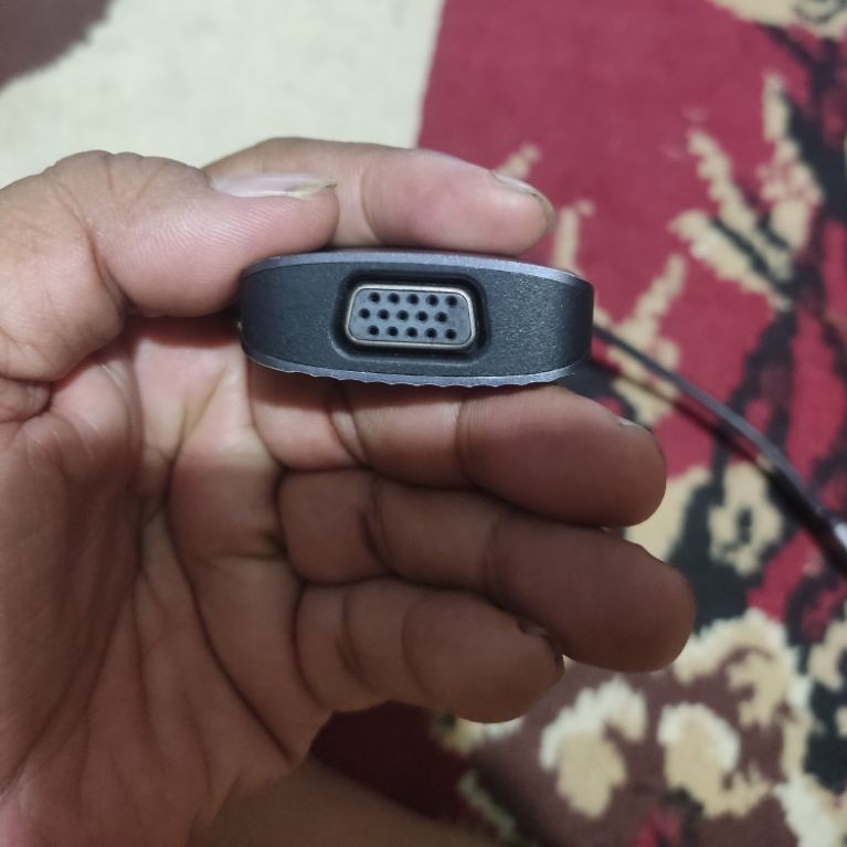HT590 Hub 9 in 1 ada HDMI type C kondisi normal second original