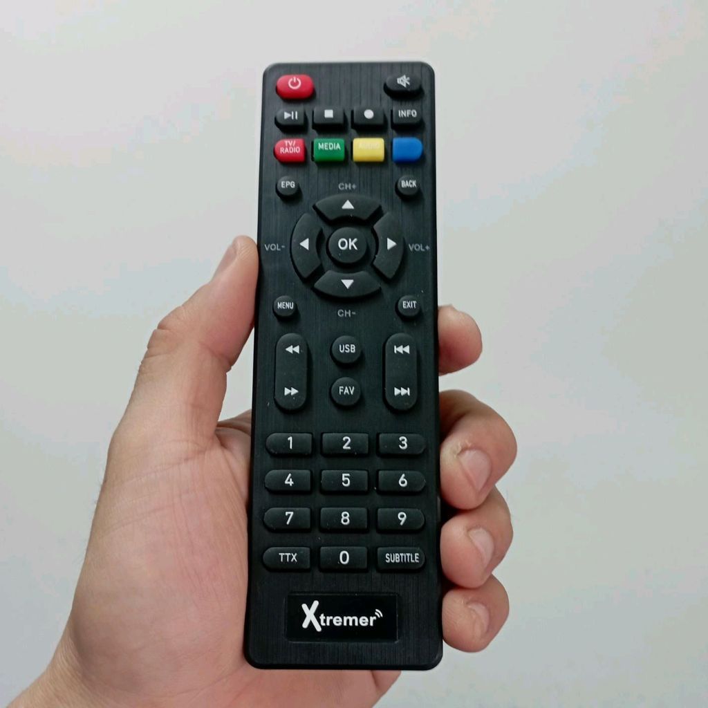 Remote Remot Set Top Box STB DVB-T2 Digital TV Pengganti Tanpa Setting Xtreamer Bien 3