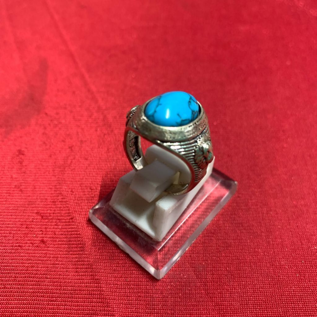 Koleksi Cincin Batu Akik Cincin Pirus Mesir Natural