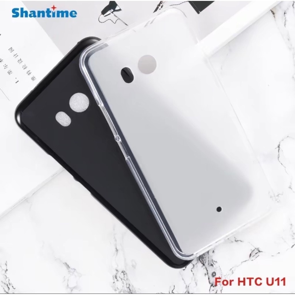 Softcase Matte for HTC U11 Frosted Silikon Case - Hitam