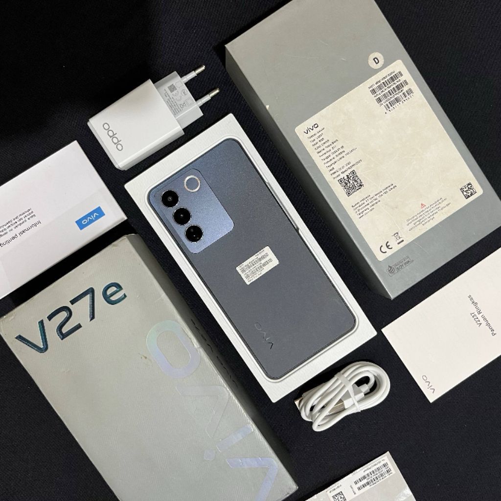 Vivo V27E 8/256 Amoled Fullset Mulus second