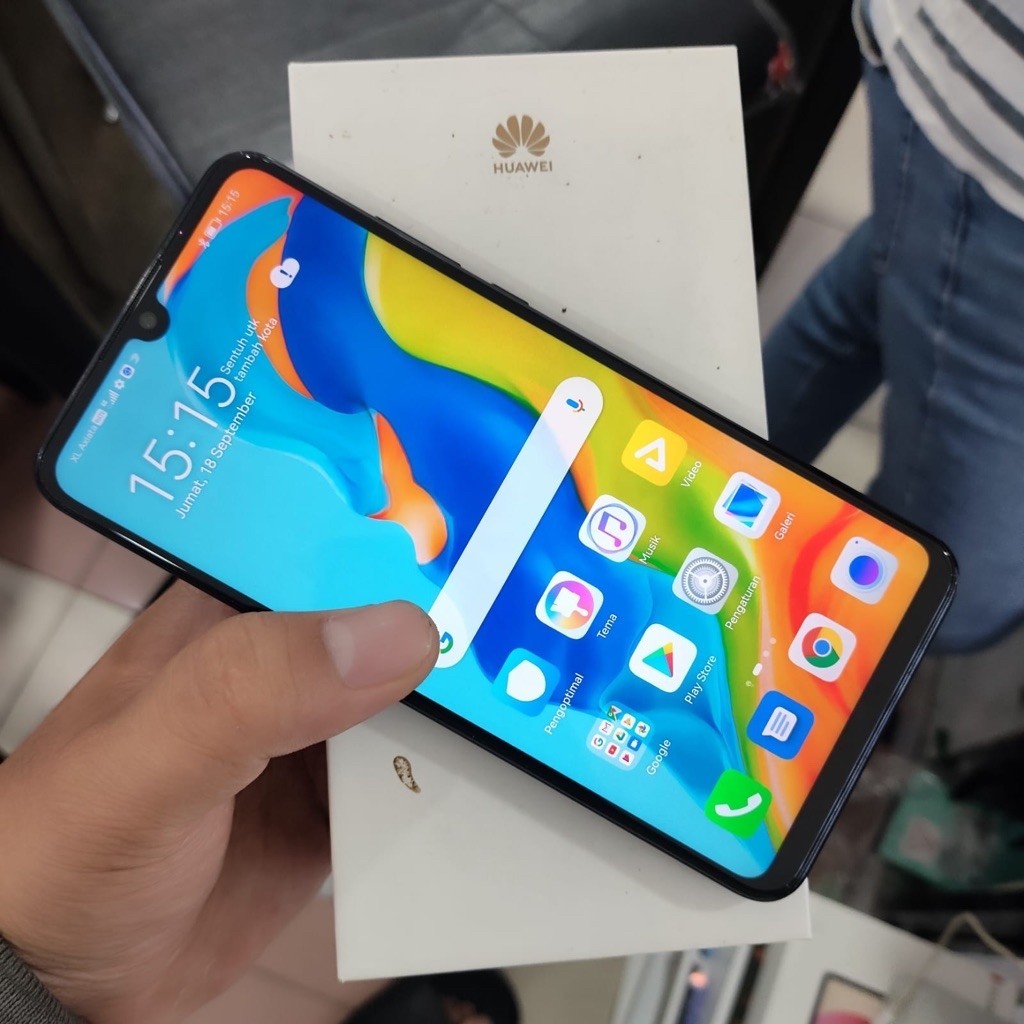 huawei p30 lite ram 6/128 second resmi fullset original termurah