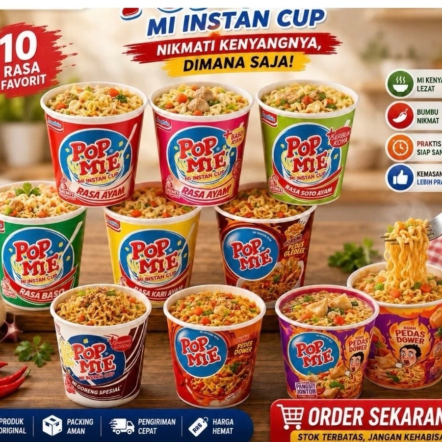 Pop Mie  75gr