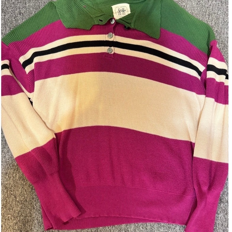 3Mongkis x Cissylia Polo Collar Jumper