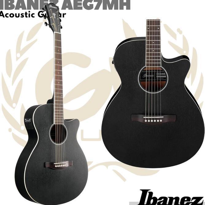 Ibanez Aeg7Mh Acoustic Guitar Gitar Akustik Elektrik