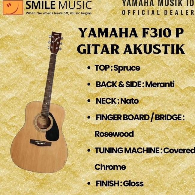 Gitar Yamaha F 310P Gitar Akustik Yamaha F 310 P Yamaha F310P Gitar Akustik Paket El