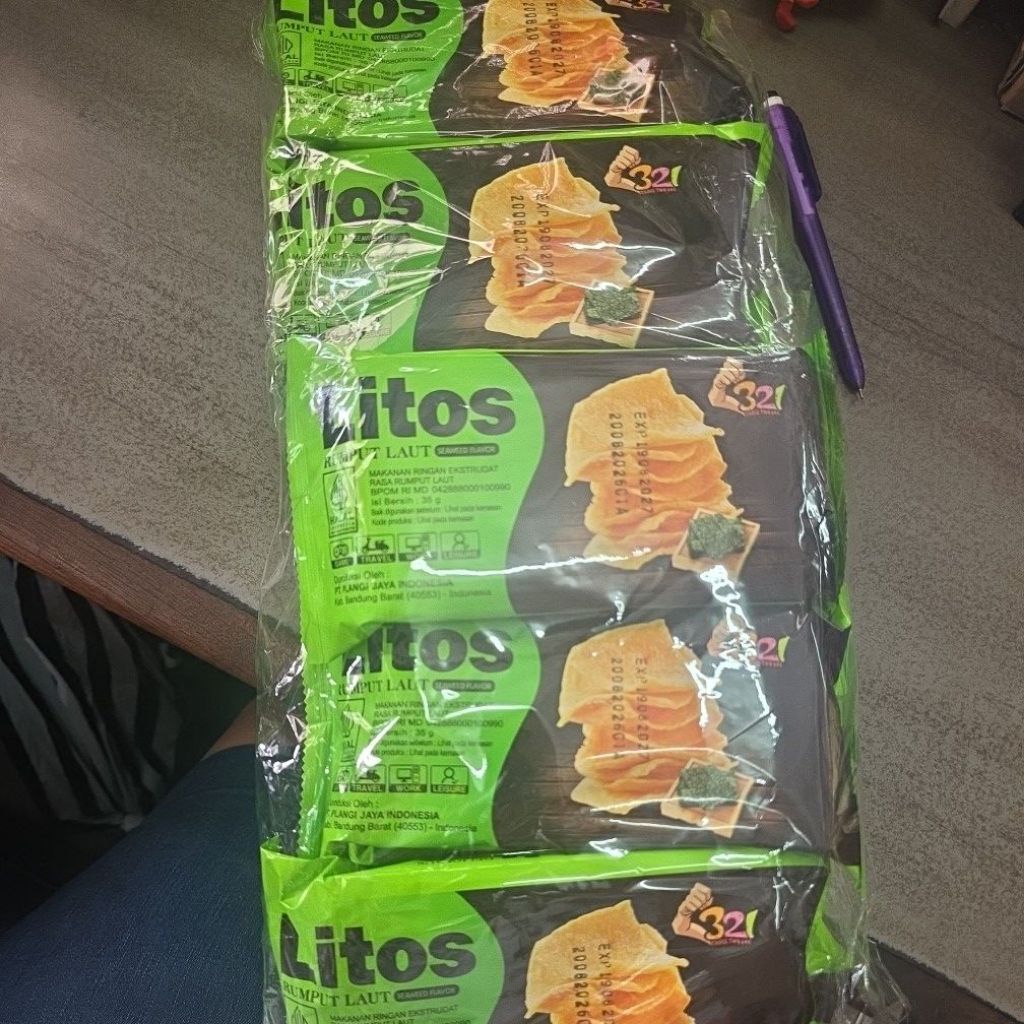 snack litos 35 gr 1 pak isi 10 bks