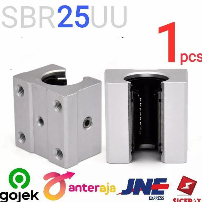SBR25UU SBR25 SBR 25 UU LINEAR GUIDE BEARING BLOCK SLIDING CNC RAIL