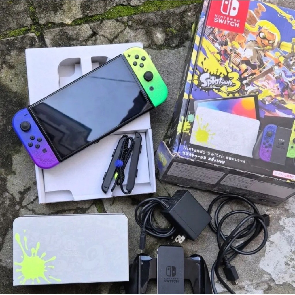 nintendo switch oled splatoon edition OFW