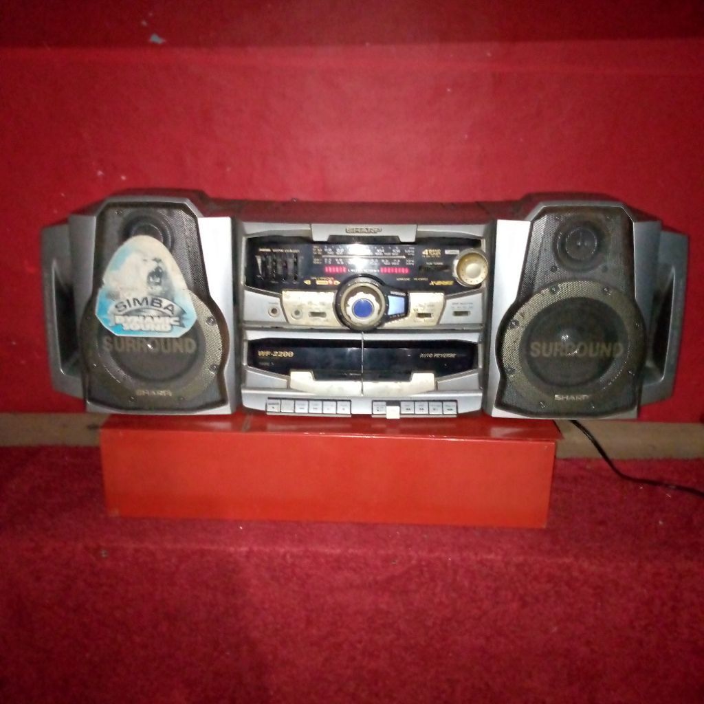 radio jadul SHARP SIMBA WF-2200