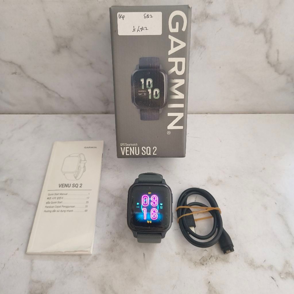 Garmin VENU SQ 2 non music Bekas - Garansi Resmi - second