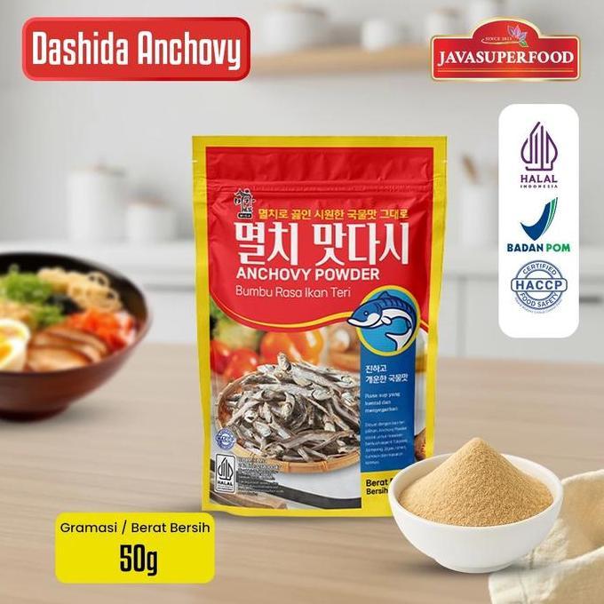 [HALAL] DASIDA ANCHOVY POWDER BUMBU RASA IKAN TERI 50G / DASIDA RASA IKAN TERI / SOUP STOCK ANCHOVY 