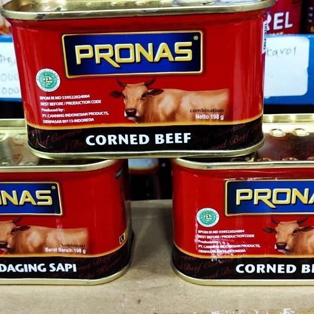 Pronas Corned Beef / kornet sapi / pronas kornet sapi / kornet kaleng kecil