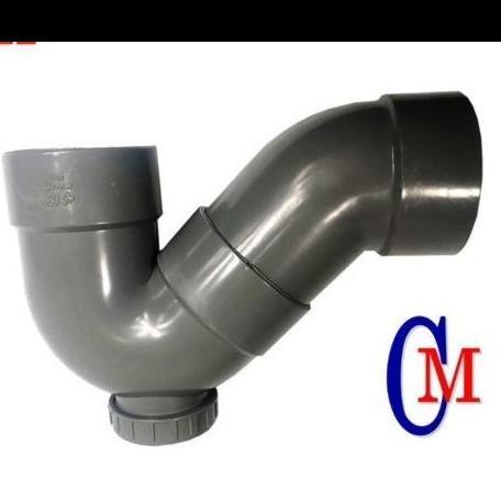 P-Trap 2" Inch Pvc Merk Cm Taiwan