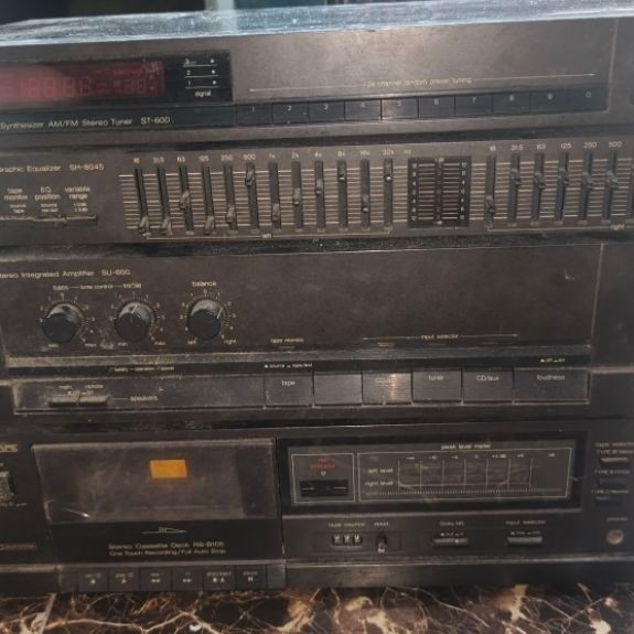 Technics SU-600 Ampli Player Set Aqualiser Tape