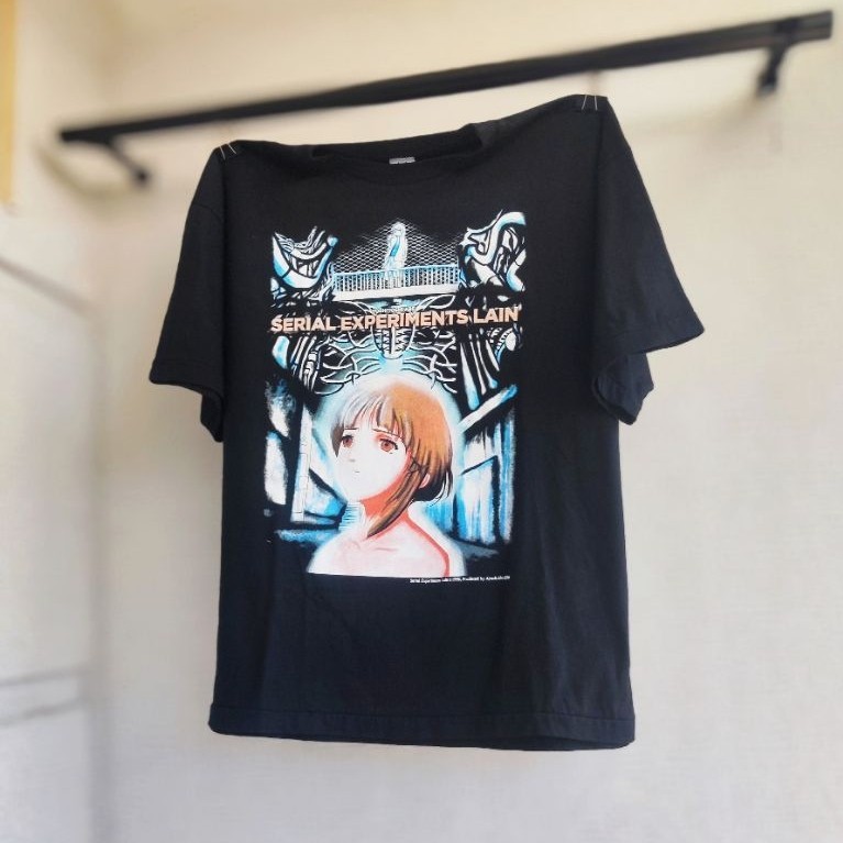 Serial Experiments Lain Anime Shirt 100%