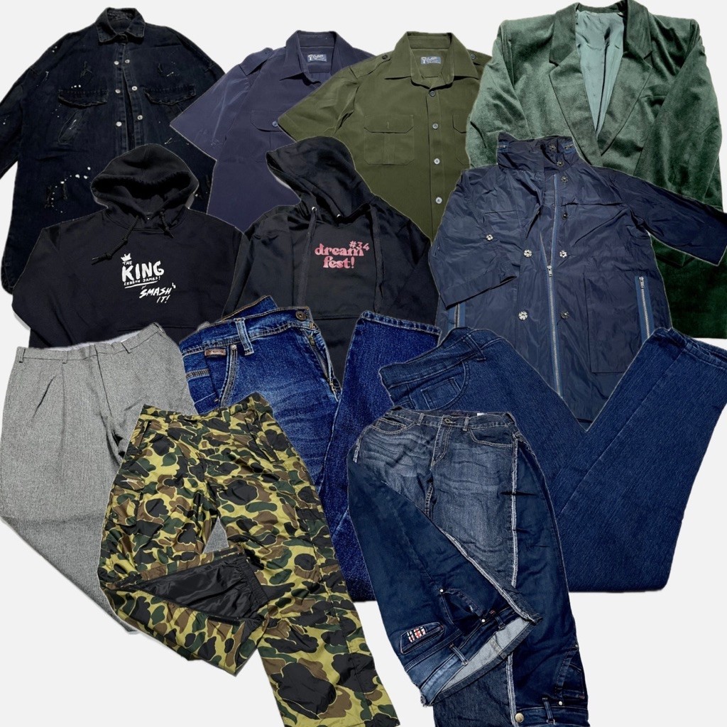 kemeja kantor denim jeans blazer celana goretex hoodie