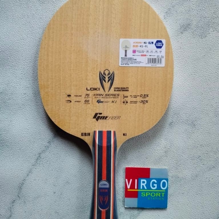 LOKI fiber carbon kayu bat bet pingpong tenis meja