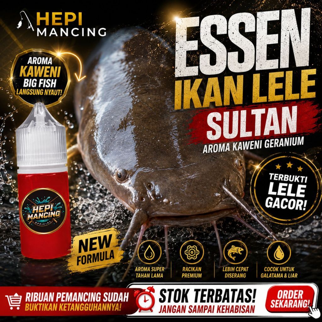 ESSEN IKAN LELE SULTAN AROMA KAWENI GERANIUM