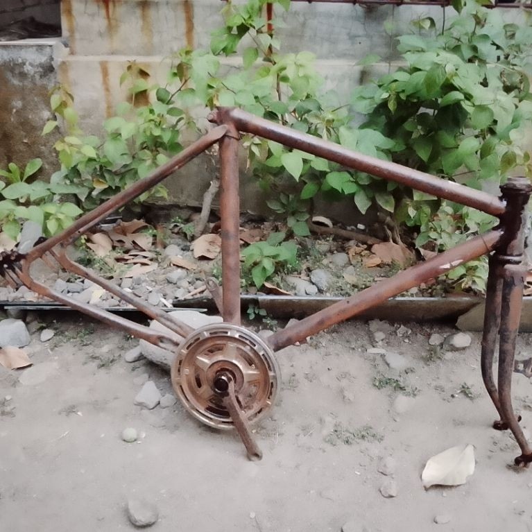 frame sepeda balap jadul deki roda 20