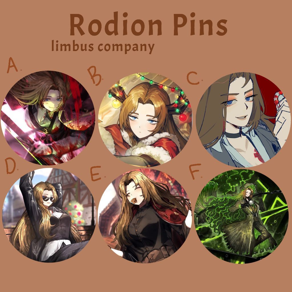 Rodion Pins || Limbus company