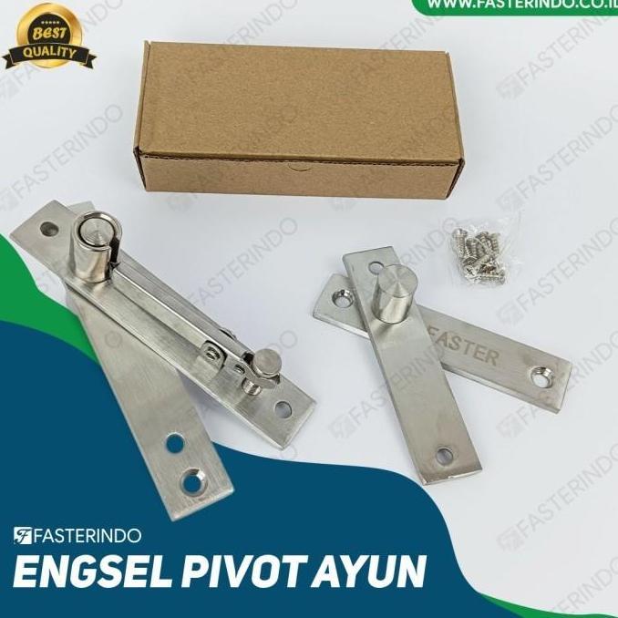 Engsel Pivot Ayun /Engsel Pivot Atas dan Bawah / Engsel Pivot Stainles