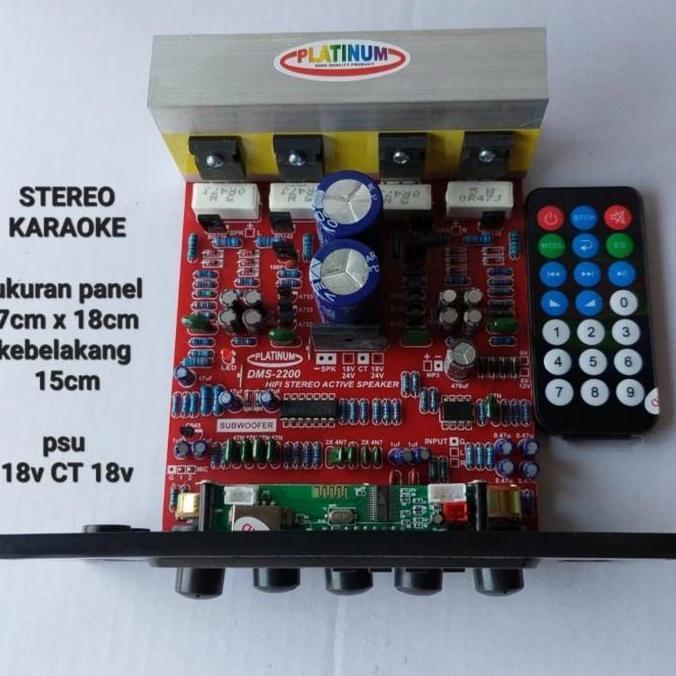 Al_Wakiyah - Dms 2200 Kit Speaker Aktive Aktif Dms2200 Karaoke Mic Bluetooth Bt