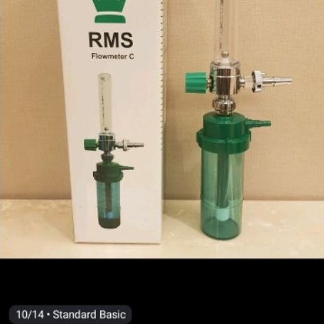 Flowmeter Colok Oksigen Regulator Dinding