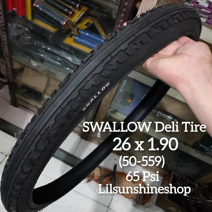 Ban Luar 26 x 1.90 Swallow Deli Tire 26x1.90 S-198 Sepeda MTB Federal Motif CLASSIC