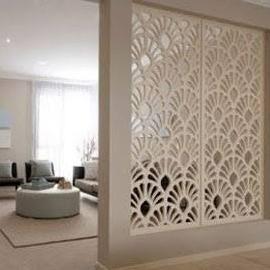 Ready Krawangan PVC board /ornamen PVC Board /Partisi Krawangan 5mm  type 7